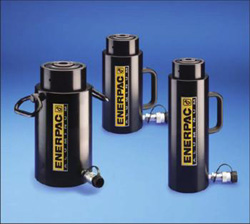 Алюминевые цилиндры одностороннего действия, со стопорной гайкой